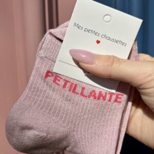 Chaussettes PETILLANTE rose